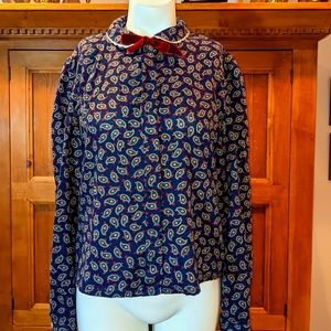 VTG 60's Lanz Originals Blouse Size 8
